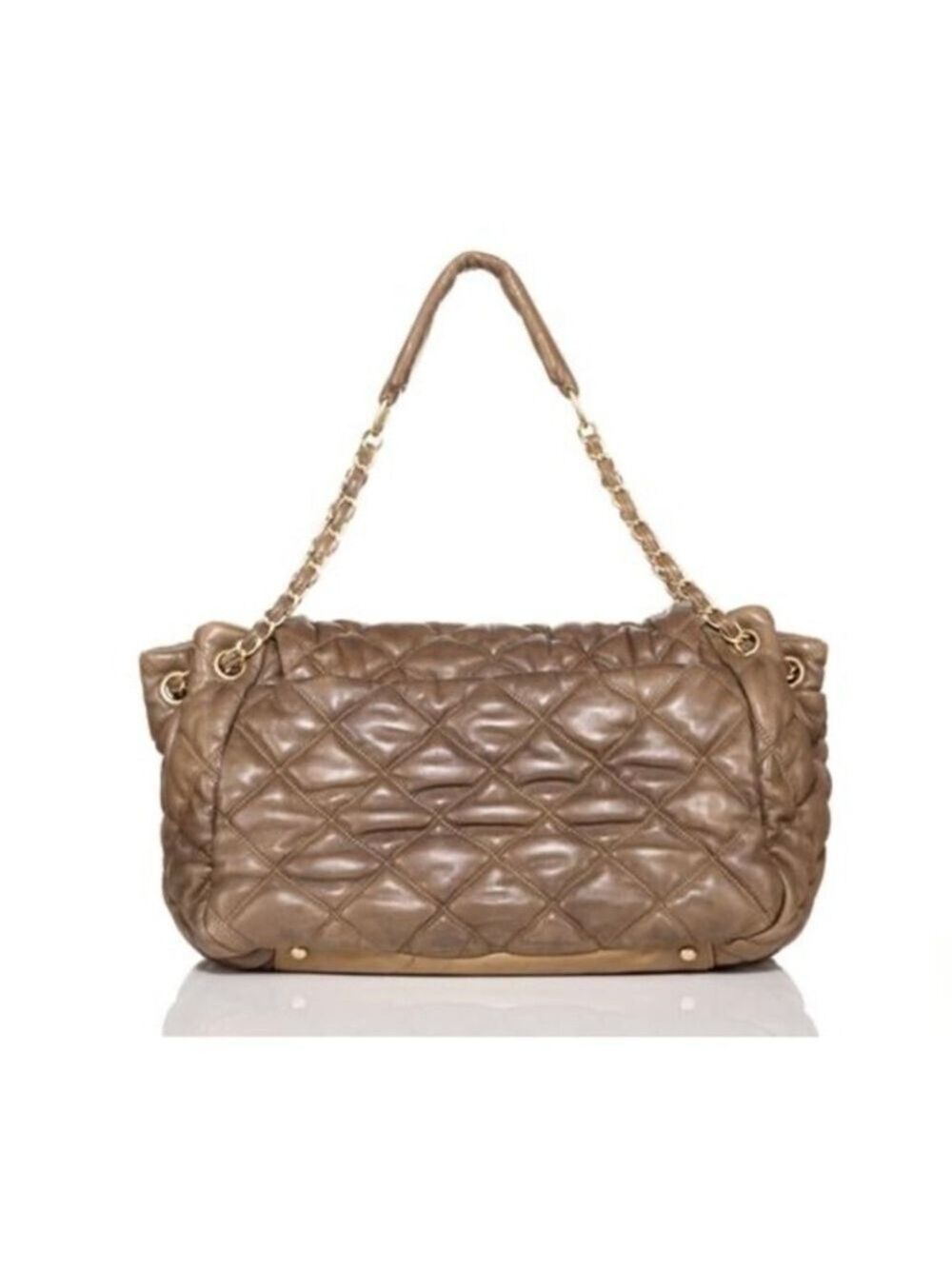 Auth Chanel Diamond Quilt Lambskin Leather Bag - Picture 3 of 9